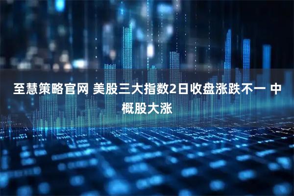 至慧策略官网 美股三大指数2日收盘涨跌不一 中概股大涨