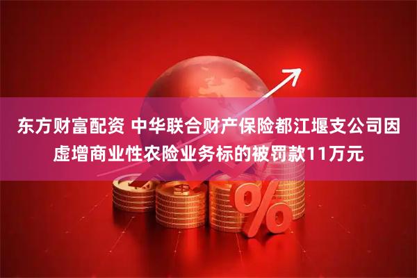 东方财富配资 中华联合财产保险都江堰支公司因虚增商业性农险业务标的被罚款11万元